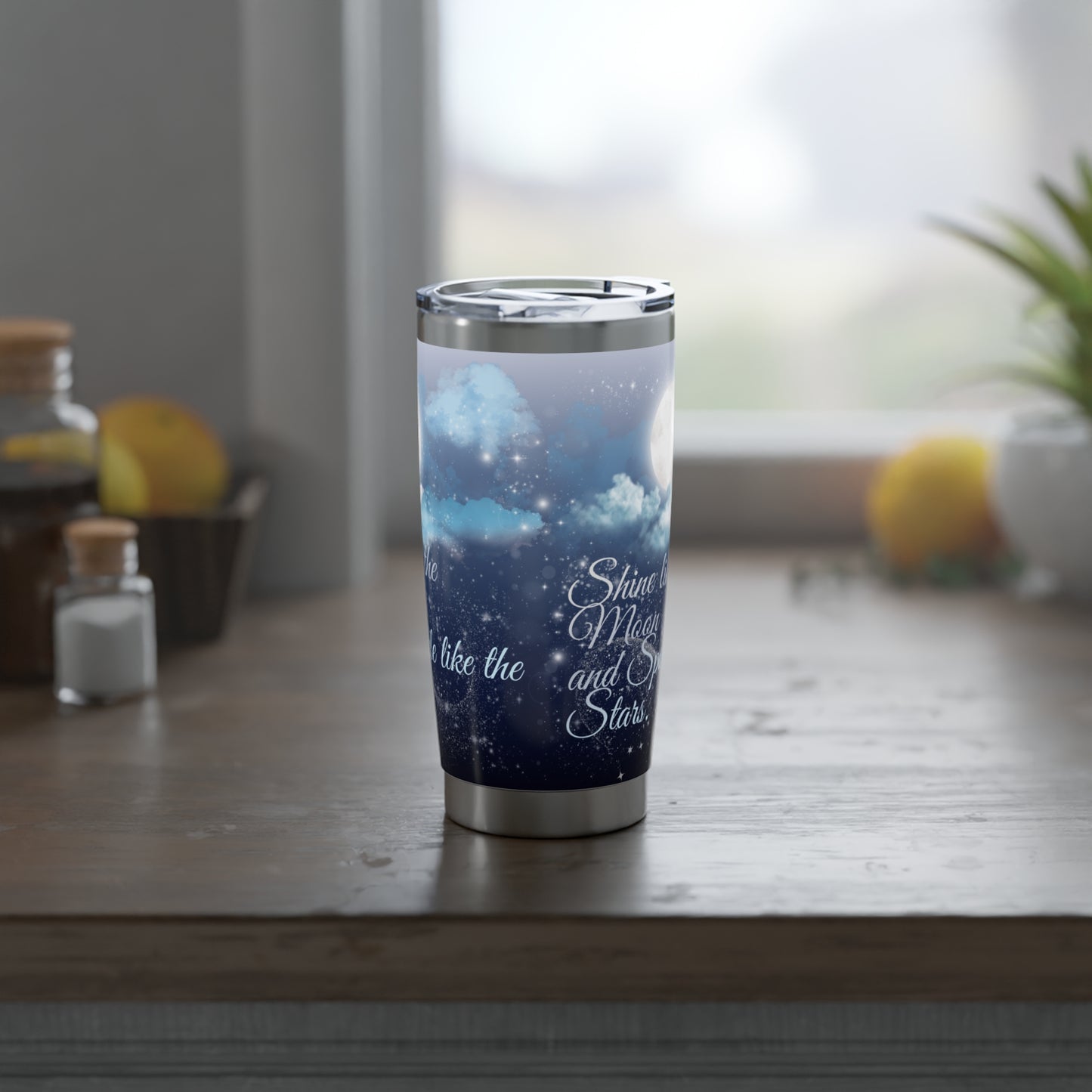 Shine like the Moon – “Beyond the Night” Collection Tumbler