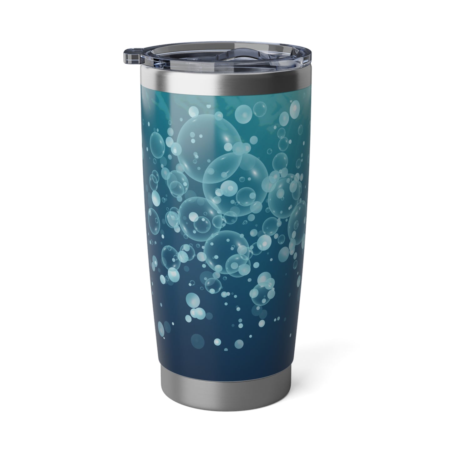Water Bubble Bliss – Icy Depths | 20oz Tumbler (Effortless Calm Collection)
