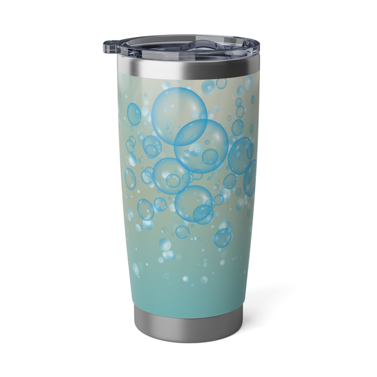 Water Bubble Bliss – Amber Coast | 20oz Tumbler (Effortless Calm Collection)