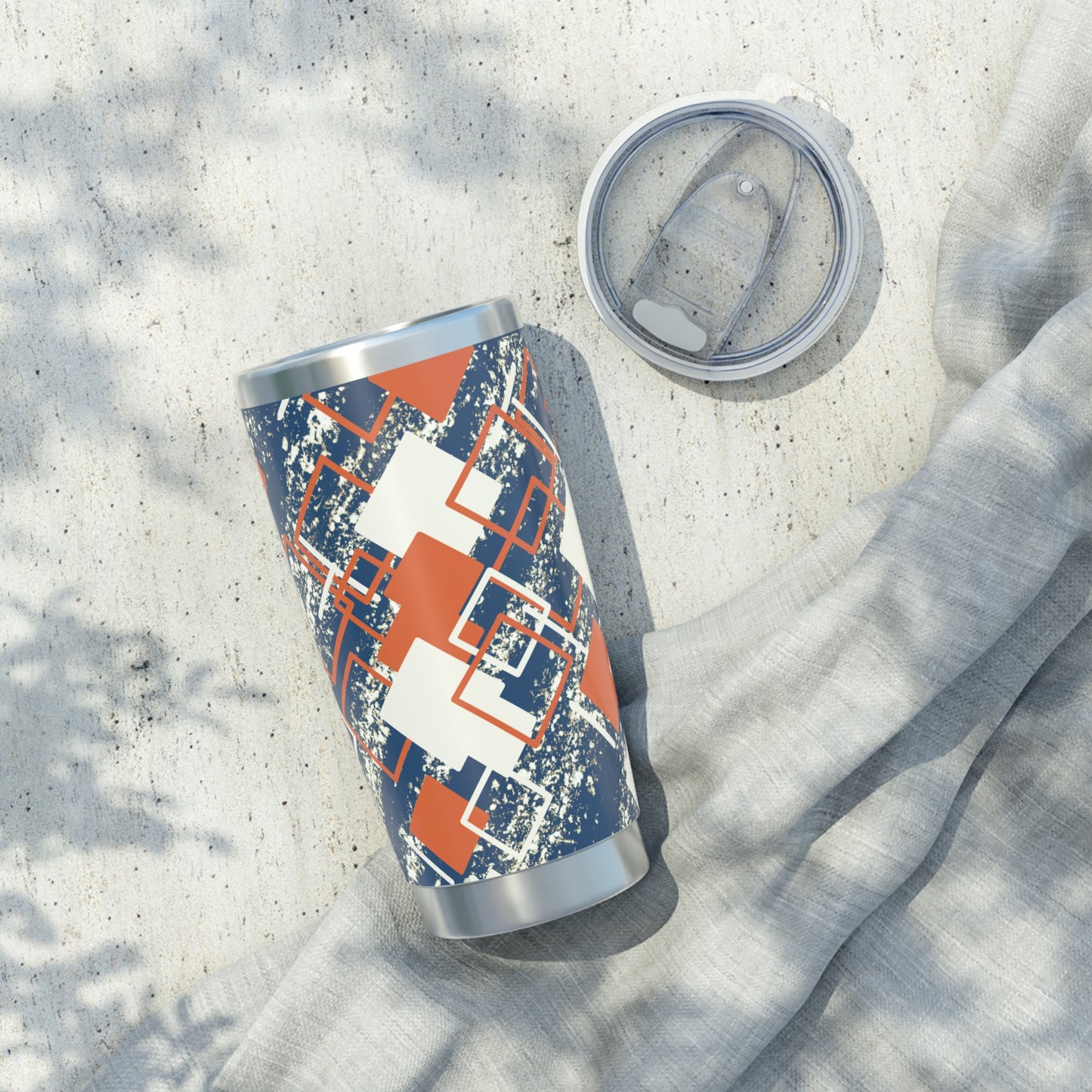 Autumn Days- Autumn Grid Modern Abstract Fall Tumbler