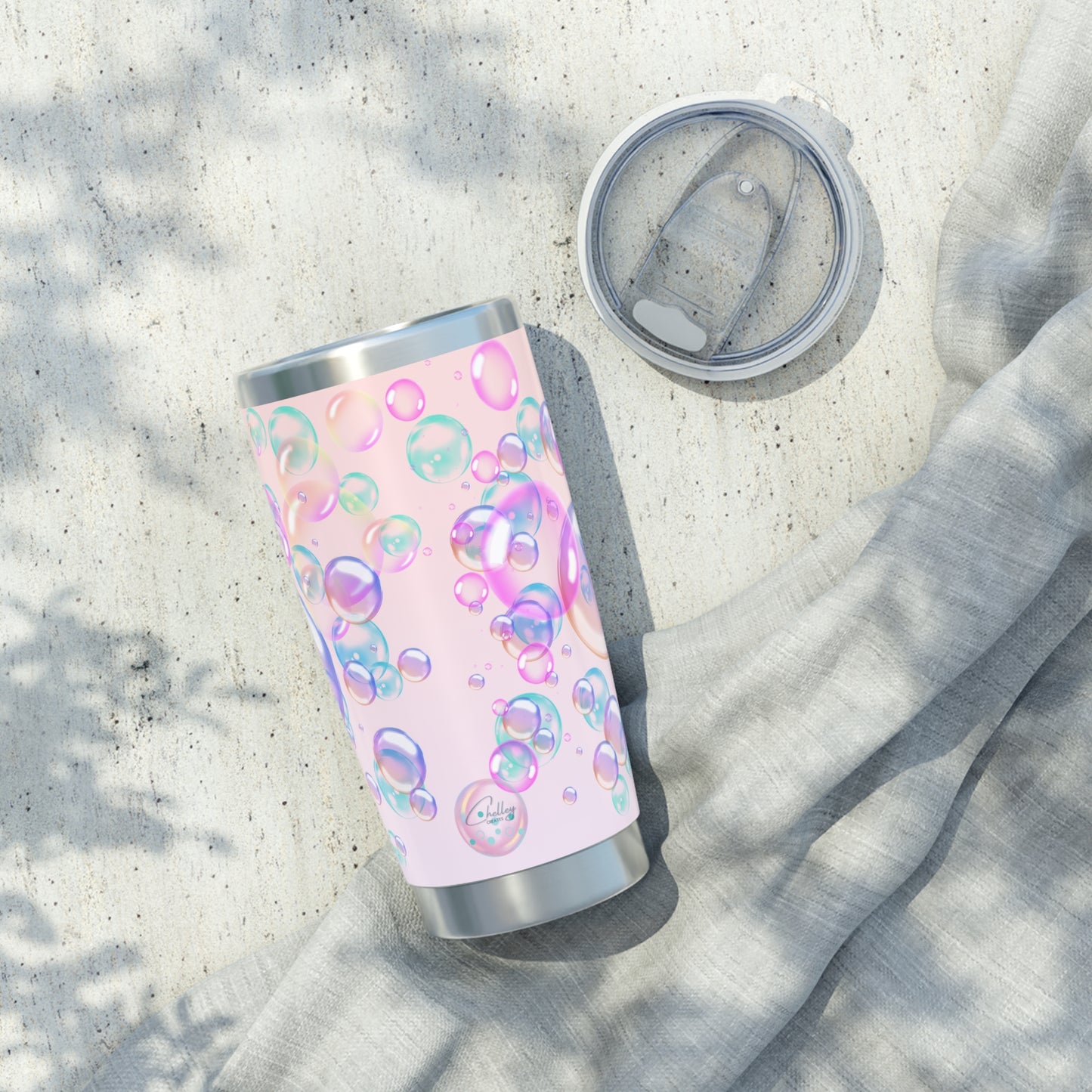 Air Bubble Bliss – Sunrise Lift | 20oz Tumbler (Effortless Calm Collection)