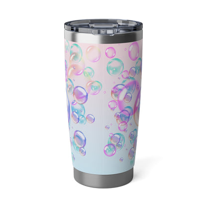 Air Bubble Bliss – Blush Horizon | 20oz Tumbler (Effortless Calm Collection)