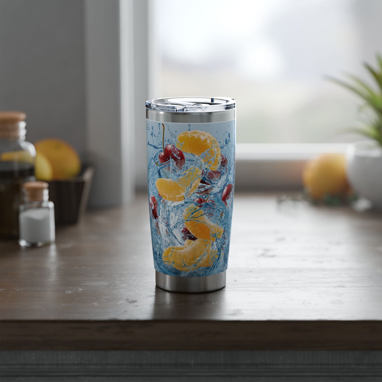 Stay Cool Fruit Splash | 20oz Summer Hydration Tumbler