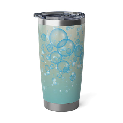 Water Bubble Bliss – Amber Coast | 20oz Tumbler (Effortless Calm Collection)
