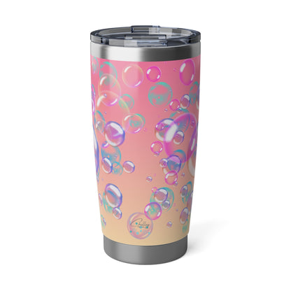 Air Bubble Bliss – Amber Drift | 20oz Tumbler (Effortless Calm Collection)