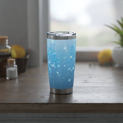 Water Bubble Bliss – Violet Tide | 20oz Tumbler (Effortless Calm Collection)