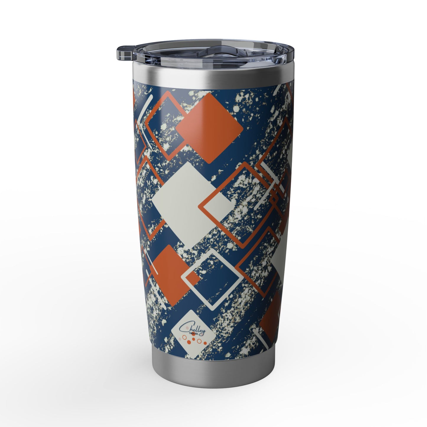 Modern Abstract Fall Tumbler Geometric Vagabond 20oz Tumbler