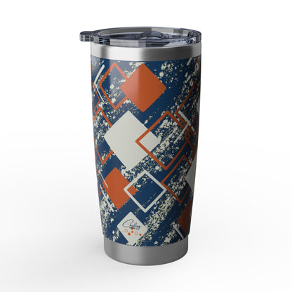 Modern Abstract Fall Tumbler Geometric Vagabond 20oz Tumbler