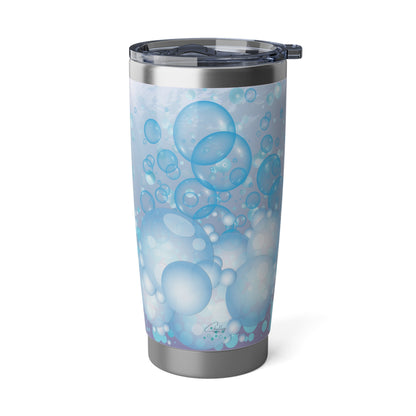 Water Bubble Bliss – Pink Horizon | 20oz Tumbler (Effortless Calm Collection)