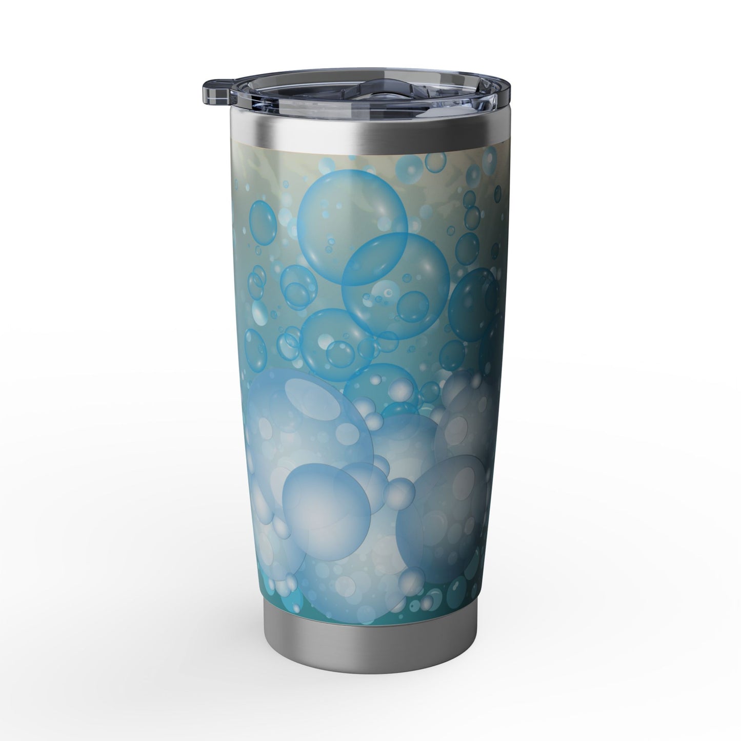 Water Bubble Bliss – Sunset Drift | 20oz Tumbler (Effortless Calm Collection)