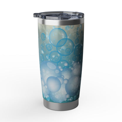 Water Bubble Bliss – Sunset Drift | 20oz Tumbler (Effortless Calm Collection)