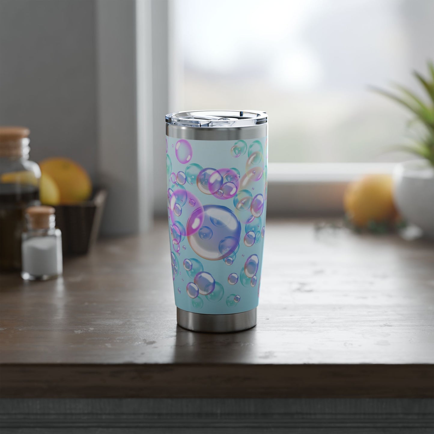 Air Bubble Bliss – Cerulean Rise | 20oz Tumbler