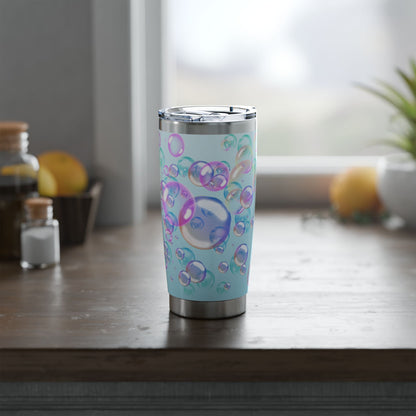 Air Bubble Bliss – Cerulean Rise | 20oz Tumbler