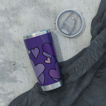 Layered Hearts (Outlined)| Modern Valentine's 20oz Tumbler
