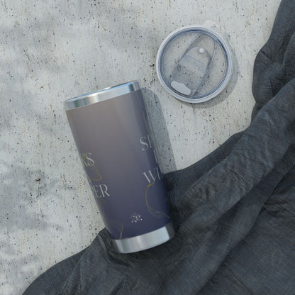 He Speaks in a Whisper | 1 Kings 19:12 Christian Tumbler | 20oz Tumbler