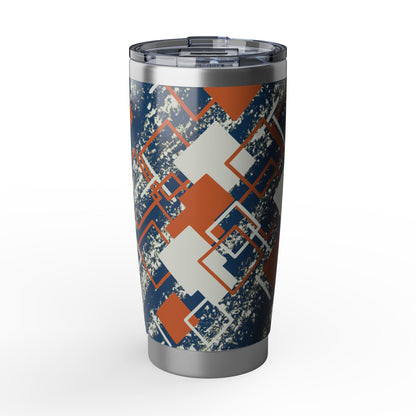 Modern Abstract Fall Tumbler Geometric Vagabond 20oz Tumbler