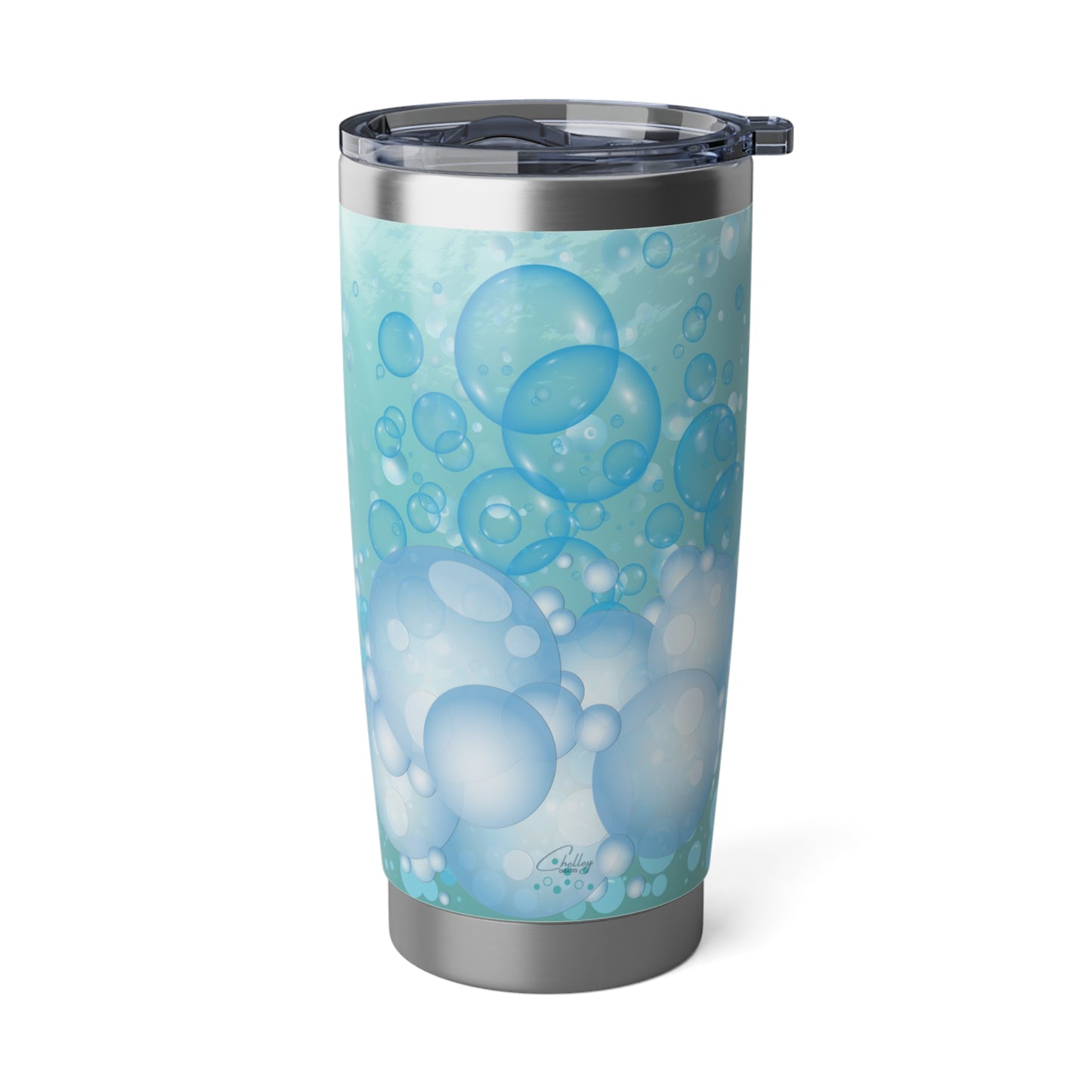 Water Bubble Bliss – Calm Mint | 20oz Tumbler (Effortless Calm Collection)