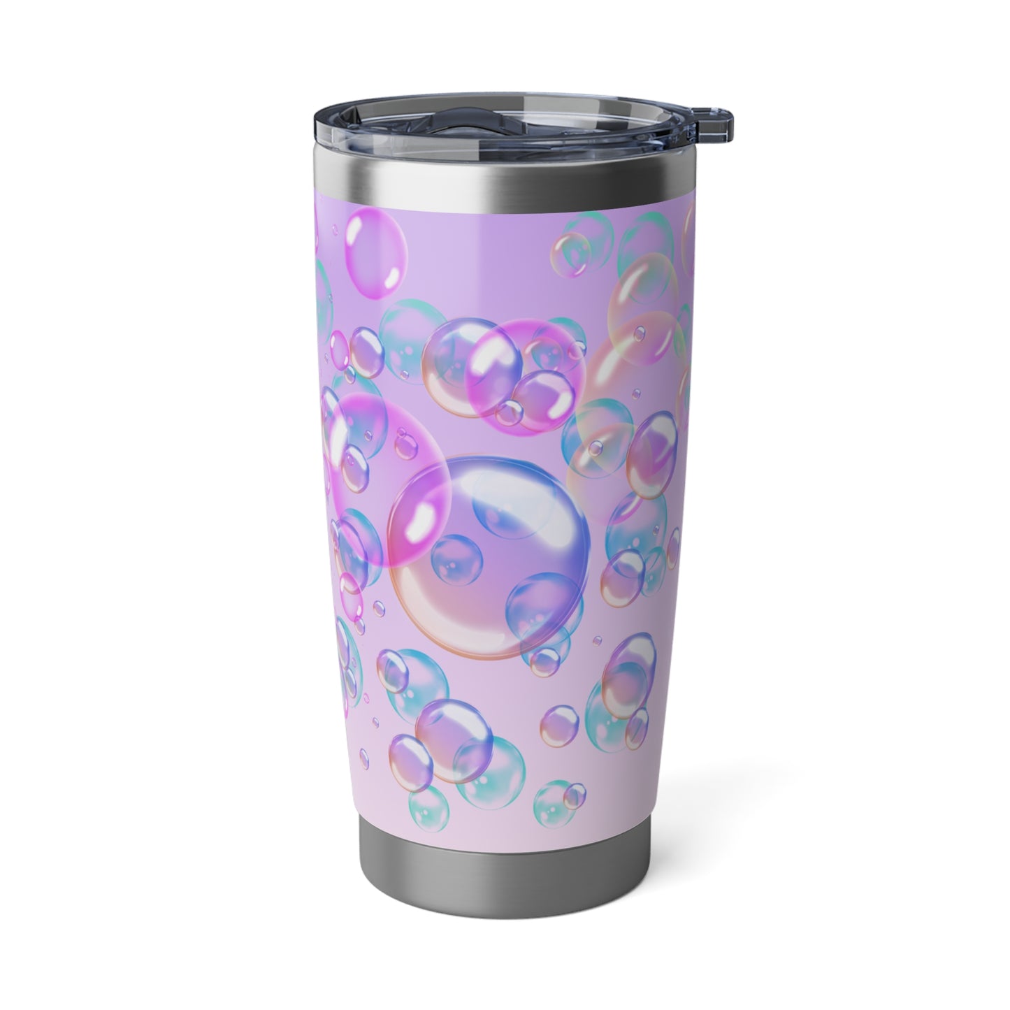 Air Bubble Bliss – Wisteria Fade | 20oz Tumbler (Effortless Calm Collection)