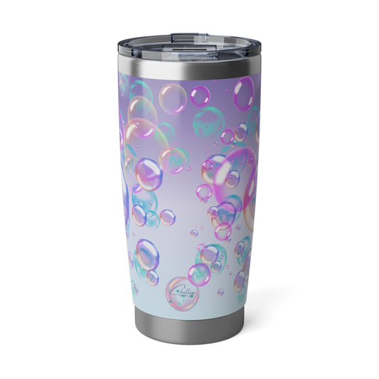 Air Bubble Bliss – Twilight Haze | 20oz Tumbler (Effortless Calm Collection)