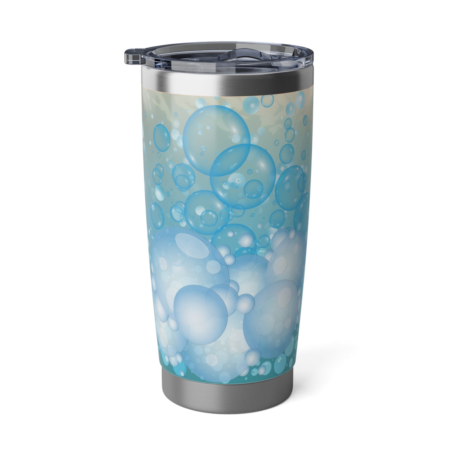 Water Bubble Bliss – Sunset Drift | 20oz Tumbler (Effortless Calm Collection)