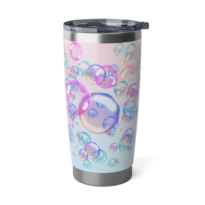 Air Bubble Bliss – Blush Horizon | 20oz Tumbler (Effortless Calm Collection)