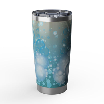 Water Bubble Bliss – Sunset Drift | 20oz Tumbler (Effortless Calm Collection)