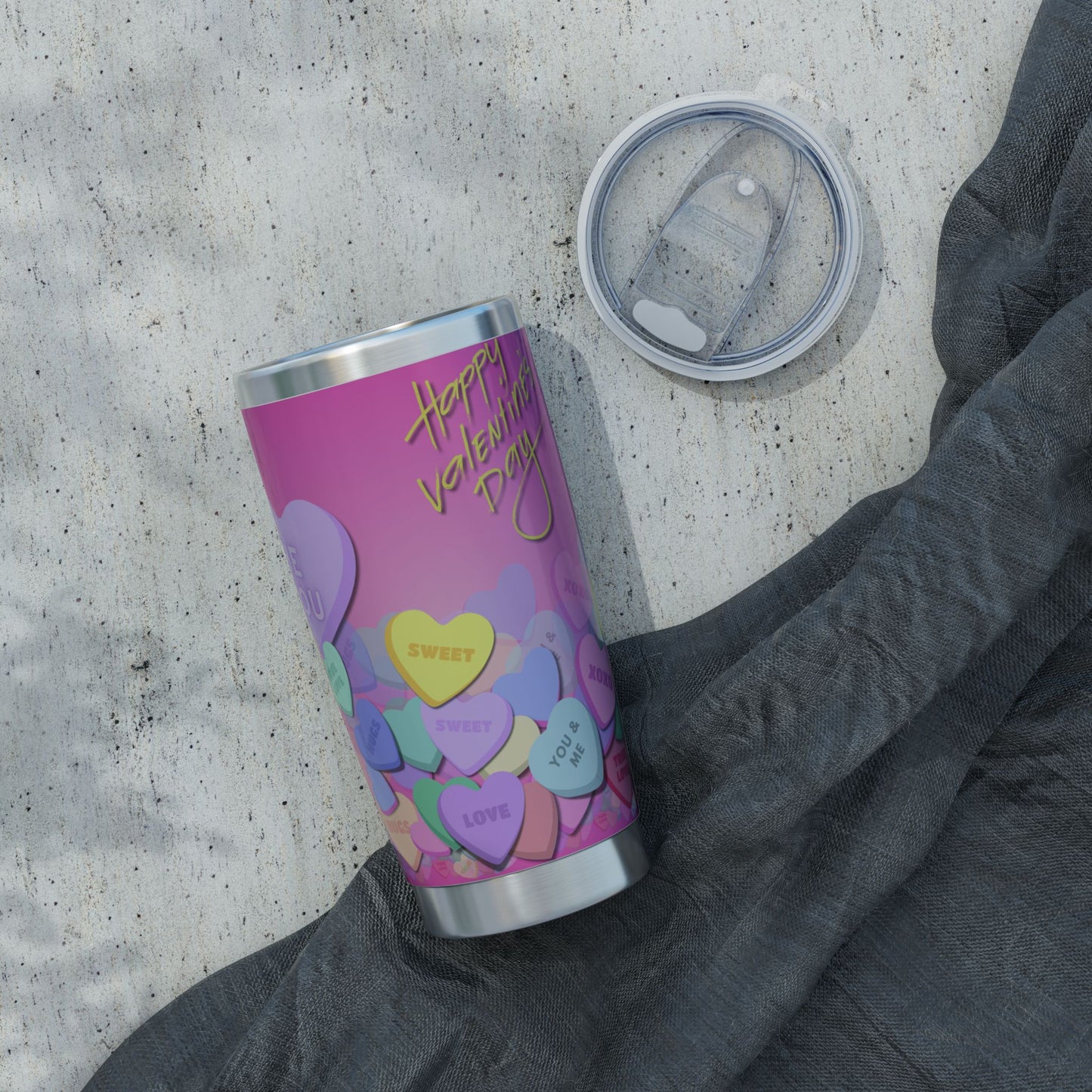 Be You | Valentine's Day Candy Hearts 20oz Tumbler