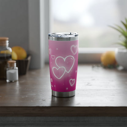 Neon Hearts | 20oz Valentine's Tumbler