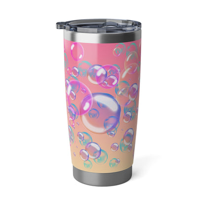 Air Bubble Bliss – Amber Drift | 20oz Tumbler (Effortless Calm Collection)