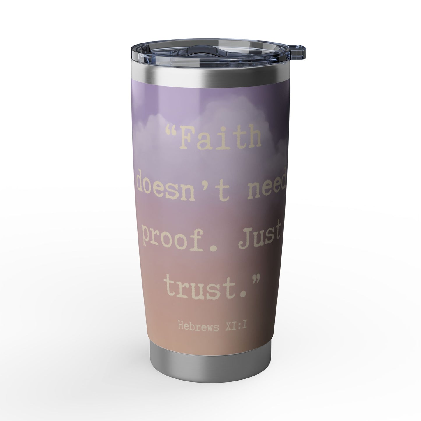 Quiet Assurance | Soft Clouds & Faith 20oz Tumbler