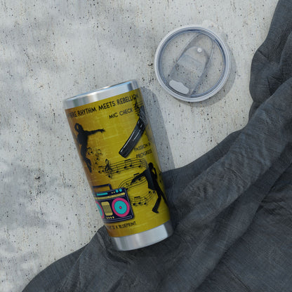 Rhythm & Rebellion | 20oz Music & Dance Tumbler