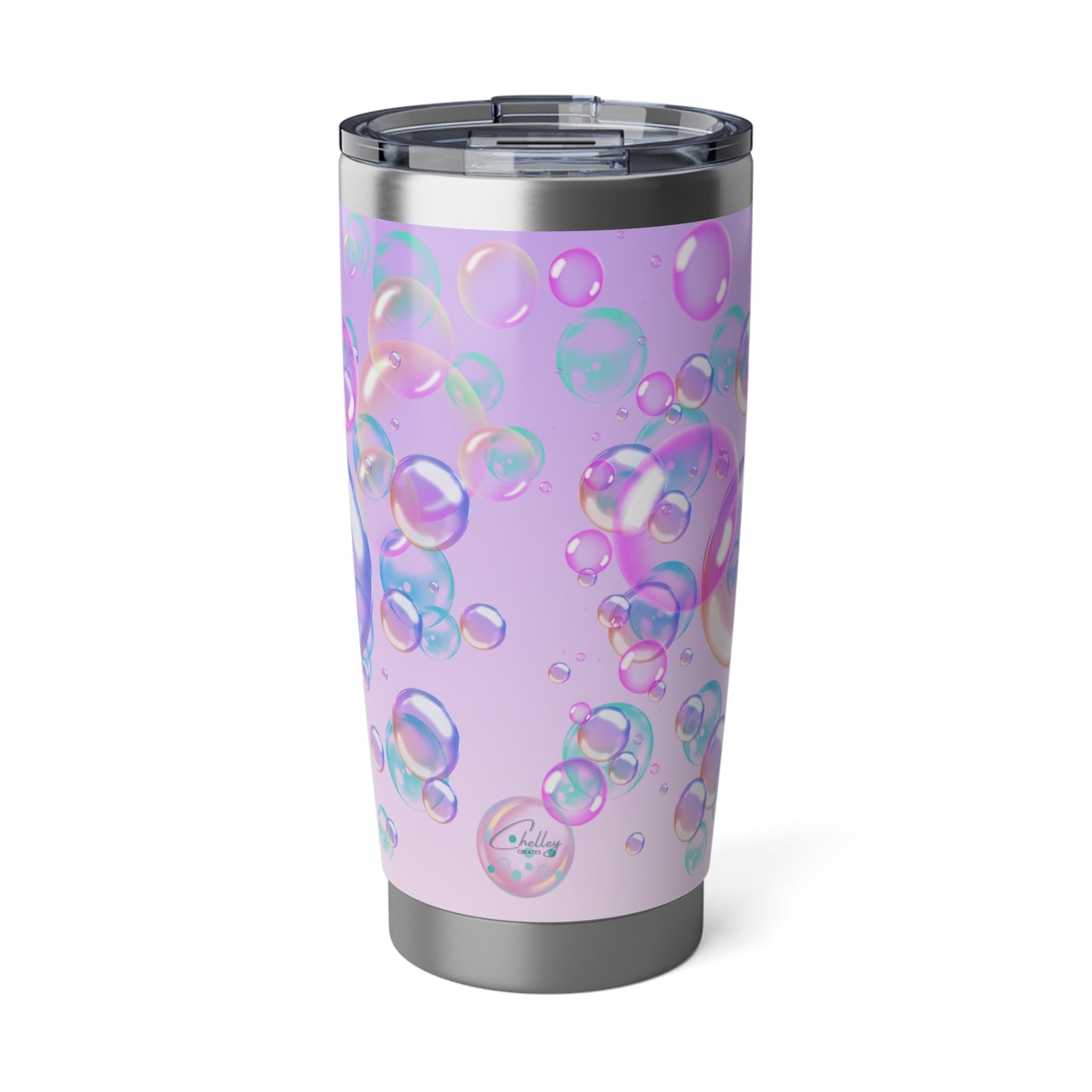 Air Bubble Bliss – Wisteria Fade | 20oz Tumbler (Effortless Calm Collection)