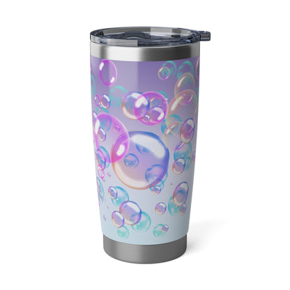 Air Bubble Bliss – Twilight Haze | 20oz Tumbler (Effortless Calm Collection)