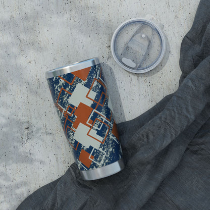 Modern Abstract Fall Tumbler Geometric Vagabond 20oz Tumbler