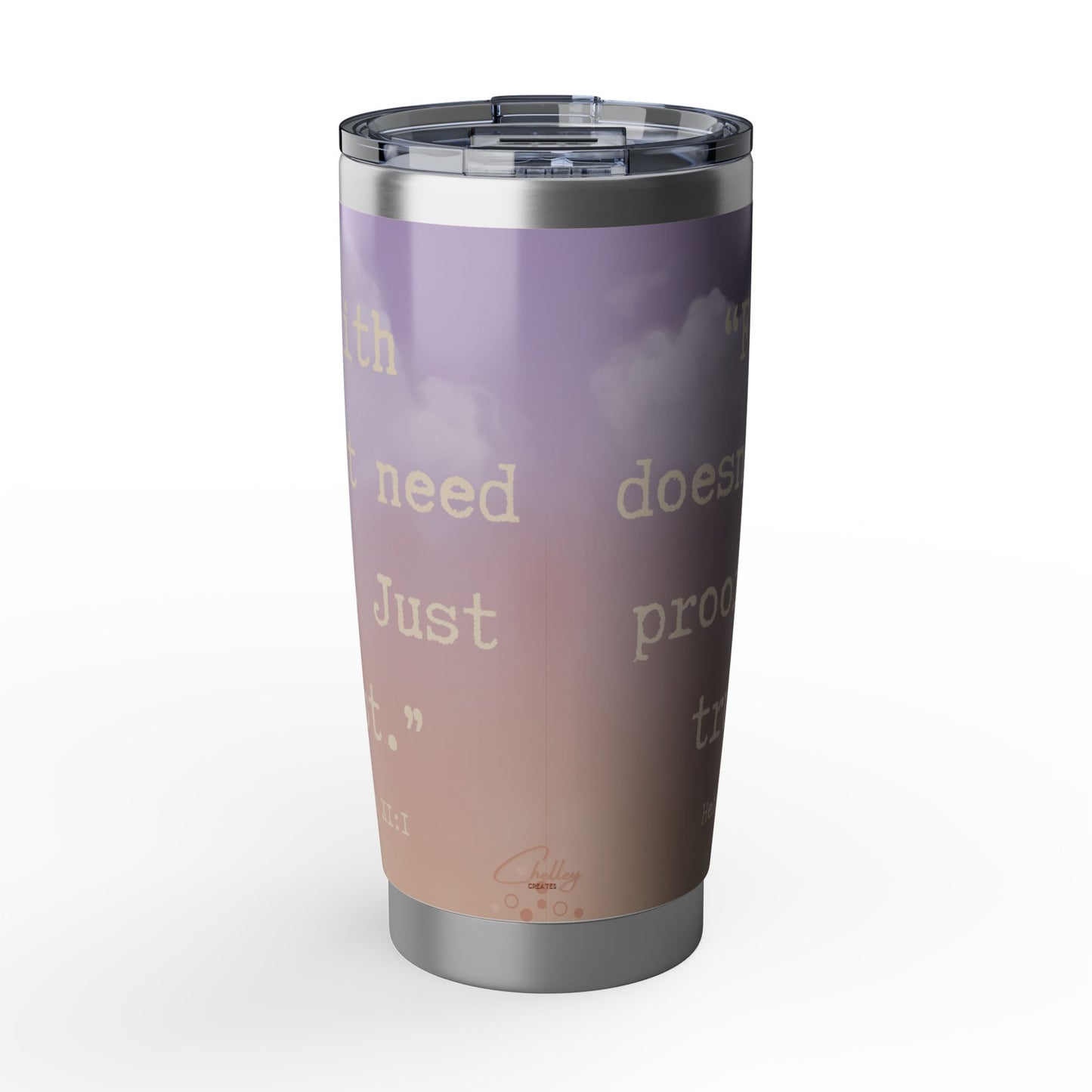Quiet Assurance | Soft Clouds & Faith 20oz Tumbler