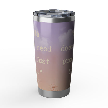 Quiet Assurance | Soft Clouds & Faith 20oz Tumbler