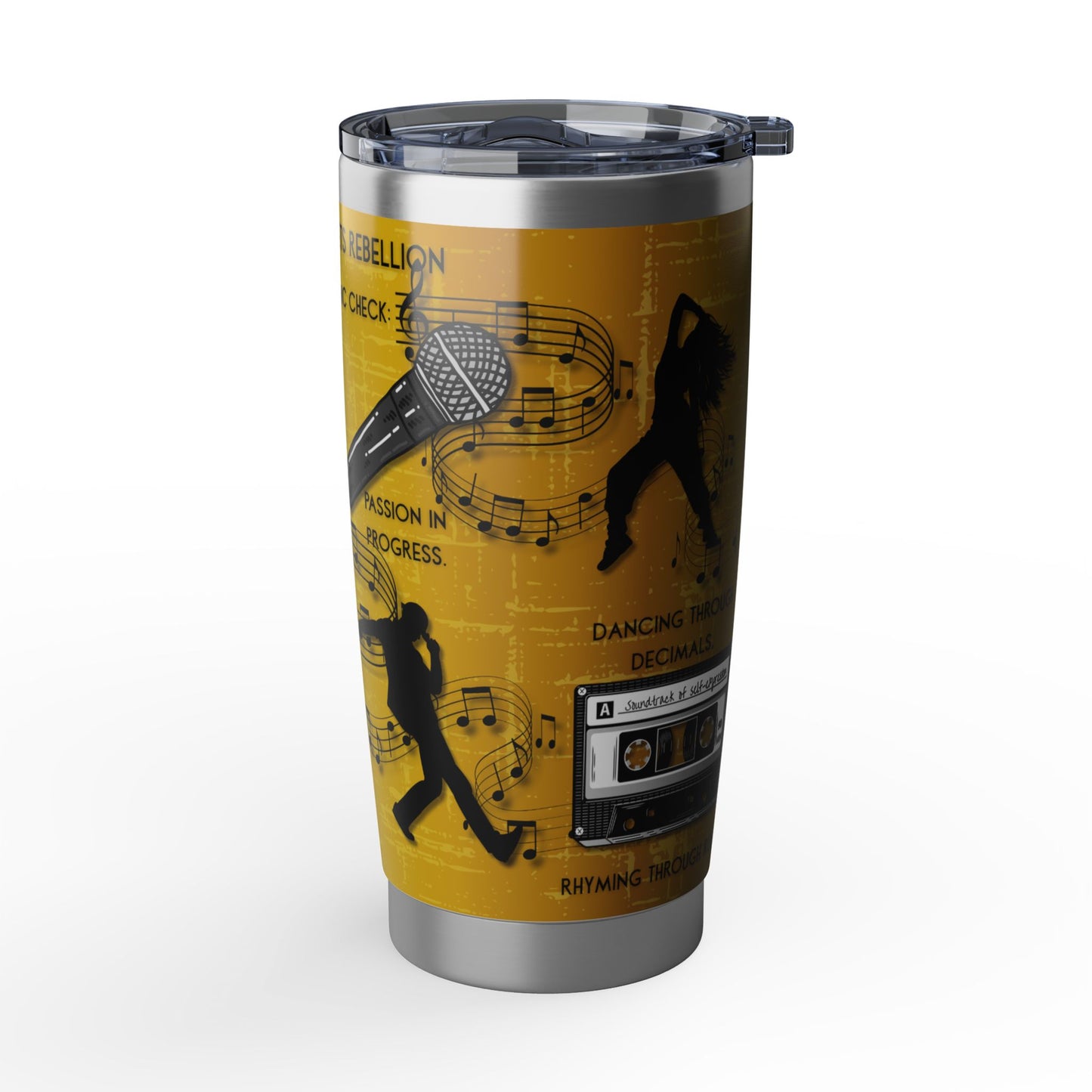 Rhythm & Rebellion | 20oz Music & Dance Tumbler
