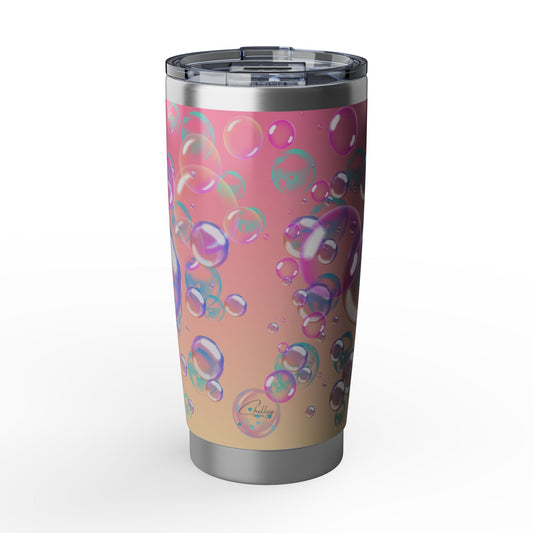 Air Bubble Bliss – Amber Drift | 20oz Tumbler
