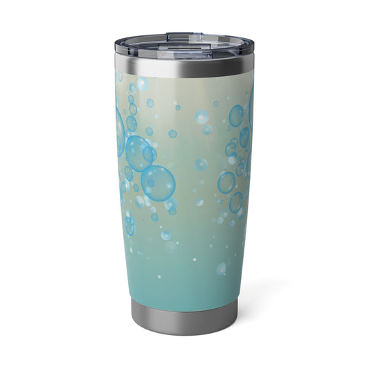 Water Bubble Bliss – Amber Coast | 20oz Tumbler (Effortless Calm Collection)