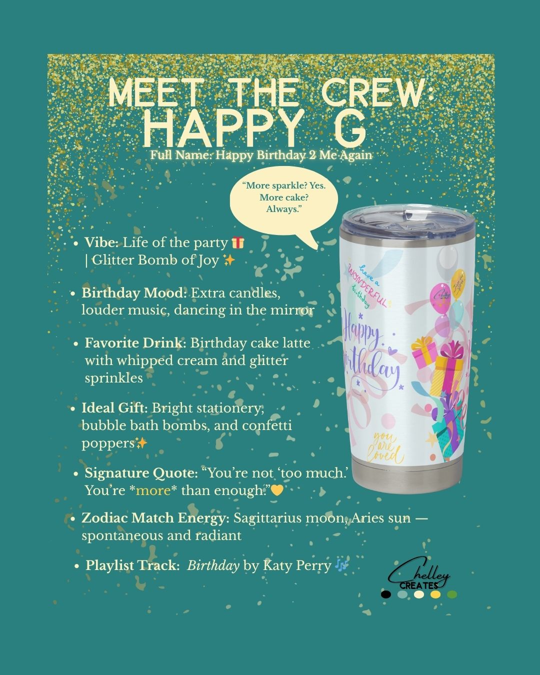 Happy Birthday 2 Me Again | 20oz Tumbler