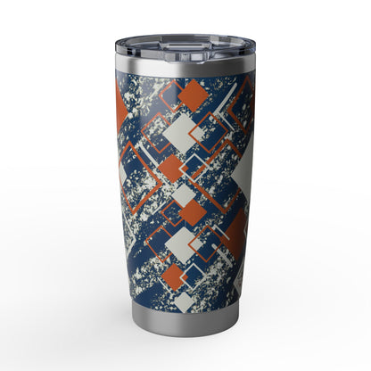 Modern Abstract Fall Tumbler Geometric Vagabond 20oz Tumbler