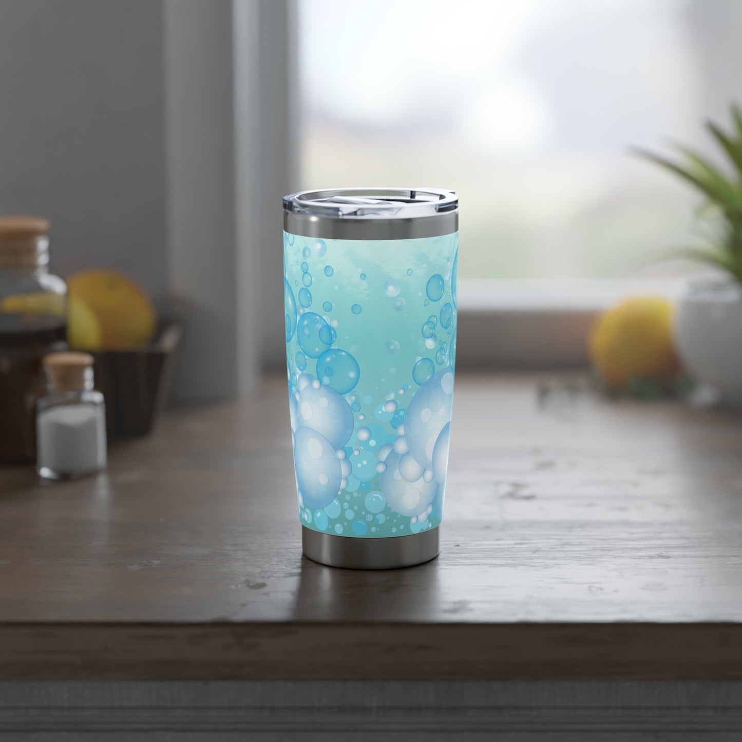 Water Bubble Bliss – Calm Mint | 20oz Tumbler (Effortless Calm Collection)
