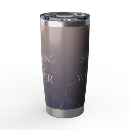 He Speaks in a Whisper | 1 Kings 19:12 Christian Tumbler | 20oz Tumbler