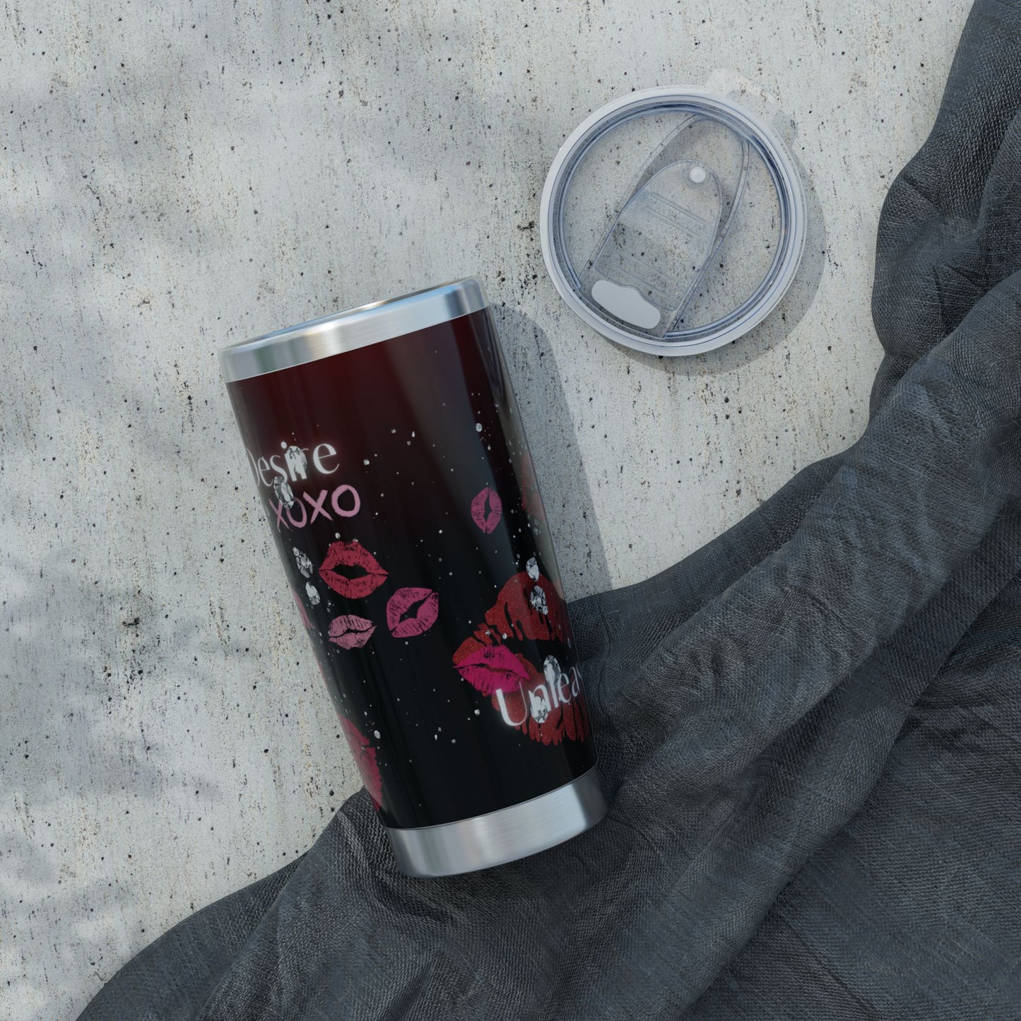 Unleash Desire | Romantic Lips & Diamonds 20oz Tumbler