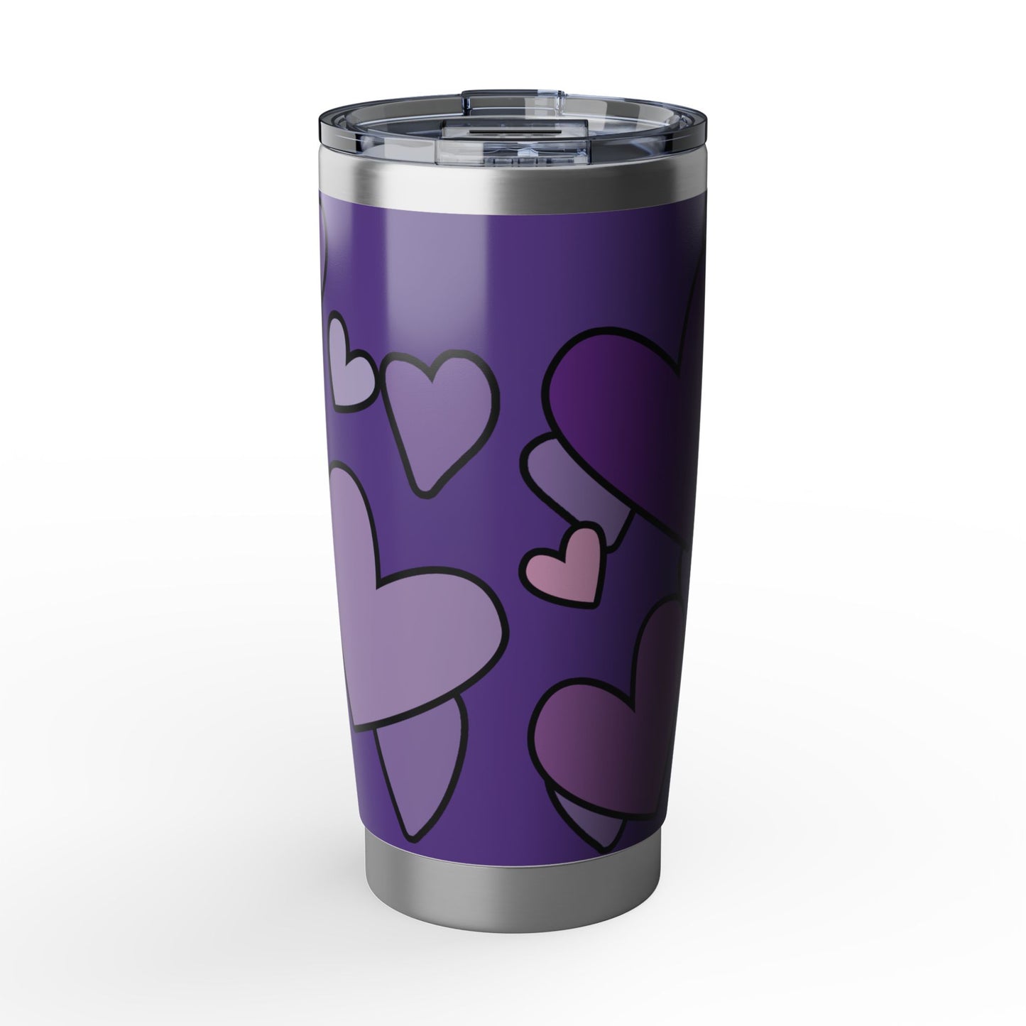 Layered Hearts (Outlined)| Modern Valentine's 20oz Tumbler