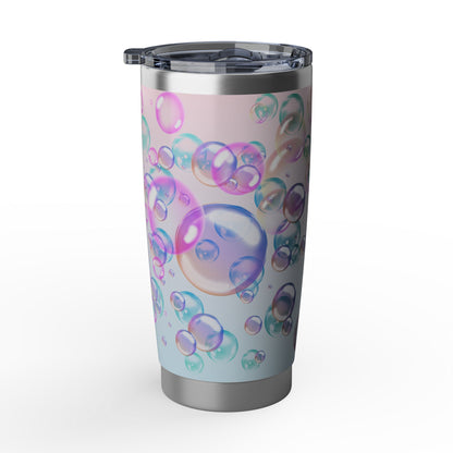 Air Bubble Bliss – Blush Horizon | 20oz Tumbler