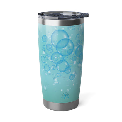 Water Bubble Bliss – Mint Whisper | 20oz Tumbler (Effortless Calm Collection)