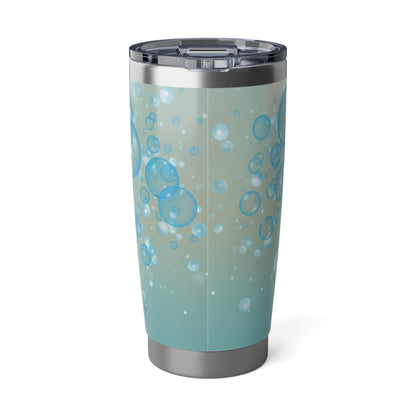 Water Bubble Bliss – Amber Coast | 20oz Tumbler (Effortless Calm Collection)