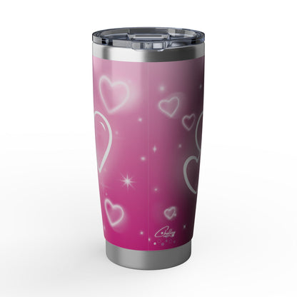 Neon Hearts | 20oz Valentine's Tumbler
