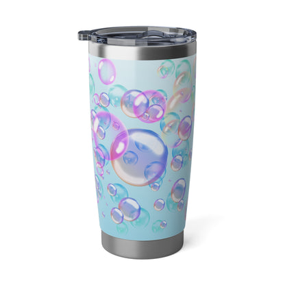 Air Bubble Bliss – Cerulean Rise | 20oz Tumbler (Effortless Calm Collection)